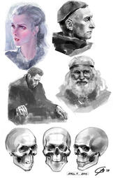 Portrait studies Portrait studies