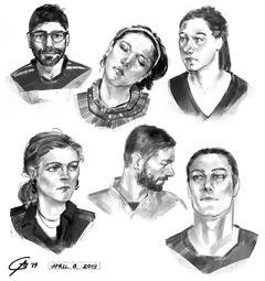 Portrait studies Portrait studies