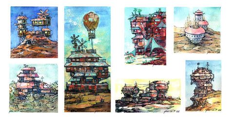 Watercolor designs 02